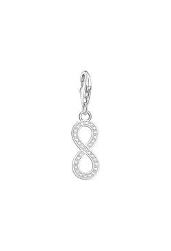 Thomas Sabo Cubic Zirconia Infinity Charm in Silver