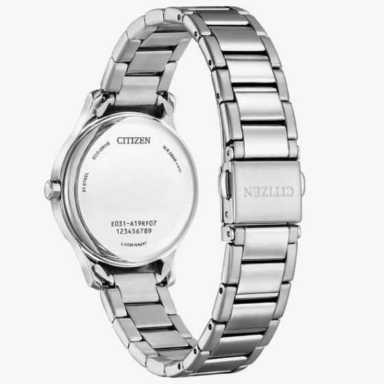 Citizen Ladies Stainless Steel Blue Dial Bracelet Watch EM0899-72L