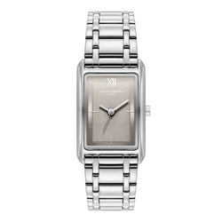 Olivia Burton Grove grey tank dial bracelet watch, a grey stainless steel bracelet watch from Olivia Burton, available at OD’s Jewellers in St Helens