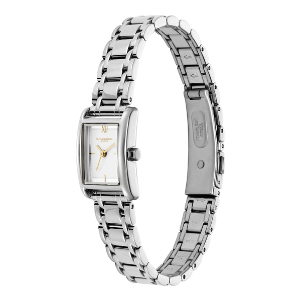 Mini Grove, Silver-White Dial Bracelet Watch 24000281