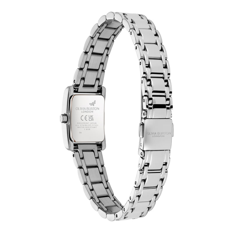 Mini Grove, Silver-White Dial Bracelet Watch 24000281