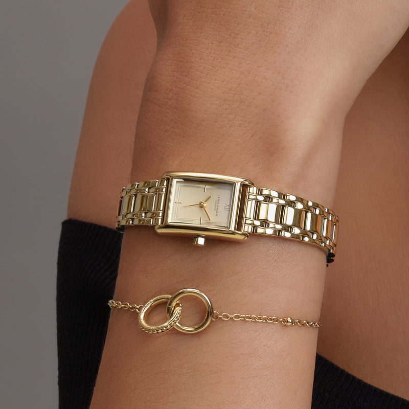 Mini Grove, Gold Tone Dial Bracelet Watch 24000282