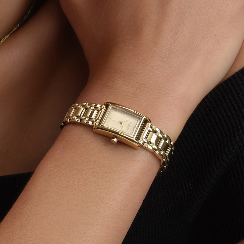 Mini Grove, Gold Tone Dial Bracelet Watch 24000282