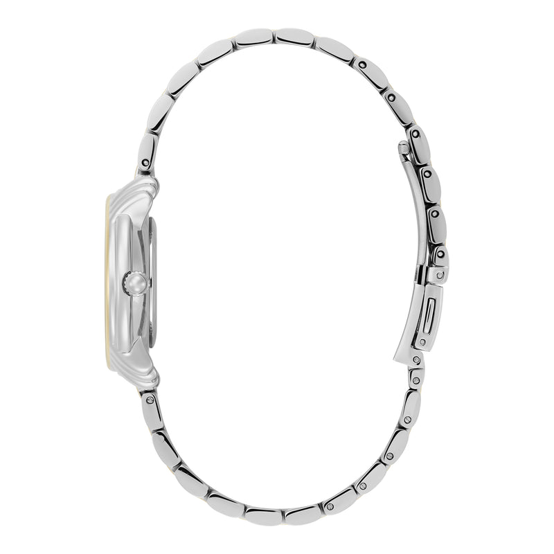Art Deco 2.0, Blue Dial, Two-Tone Bracelet Watch 24000296