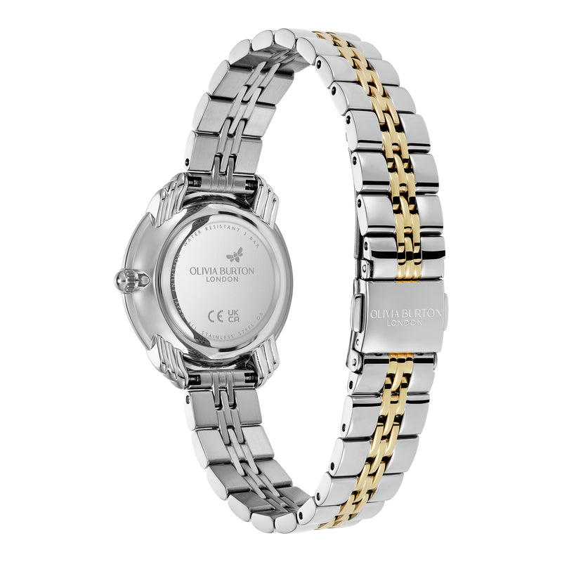 Art Deco 2.0, Blue Dial, Two-Tone Bracelet Watch 24000296