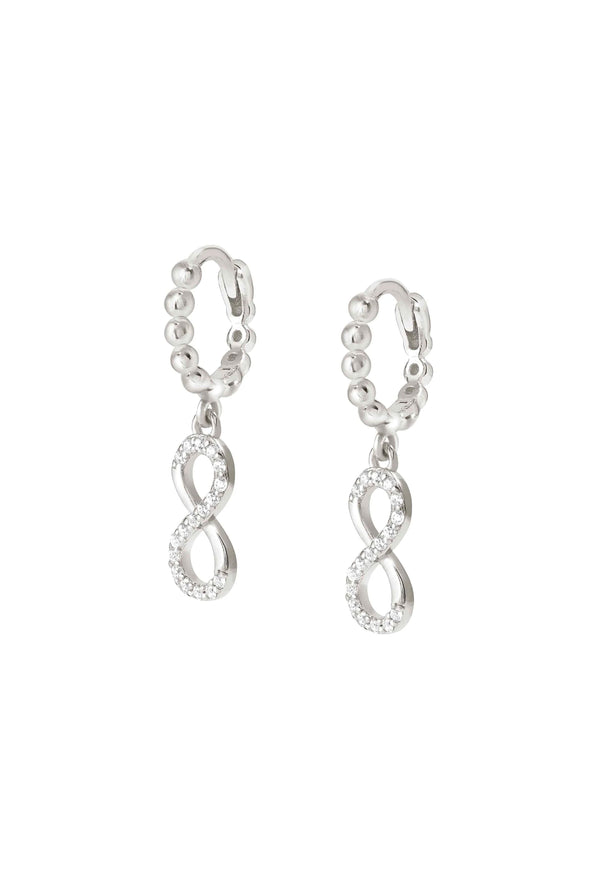 Nomination Lovecloud Mini Bead & Infinity Earrings Silver