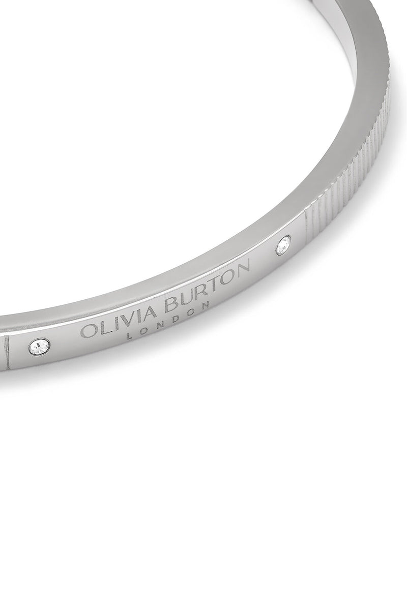 Olivia Burton Classic Linear Bangle Stainless Steel