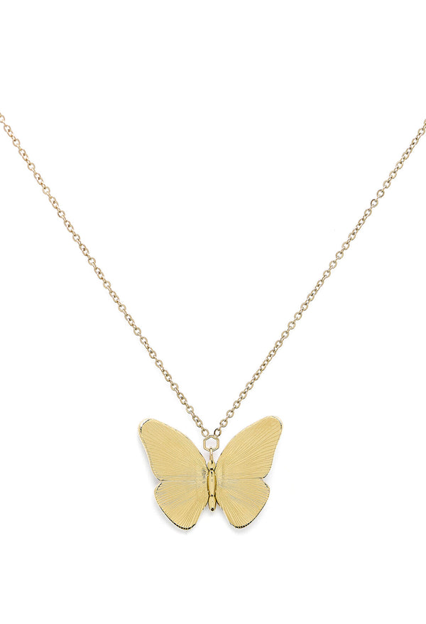 Olivia Burton Butterfly Necklace Gold Plated *