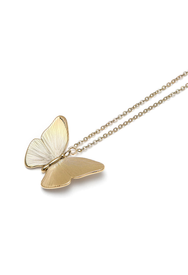 Olivia Burton Butterfly Necklace Gold Plated *