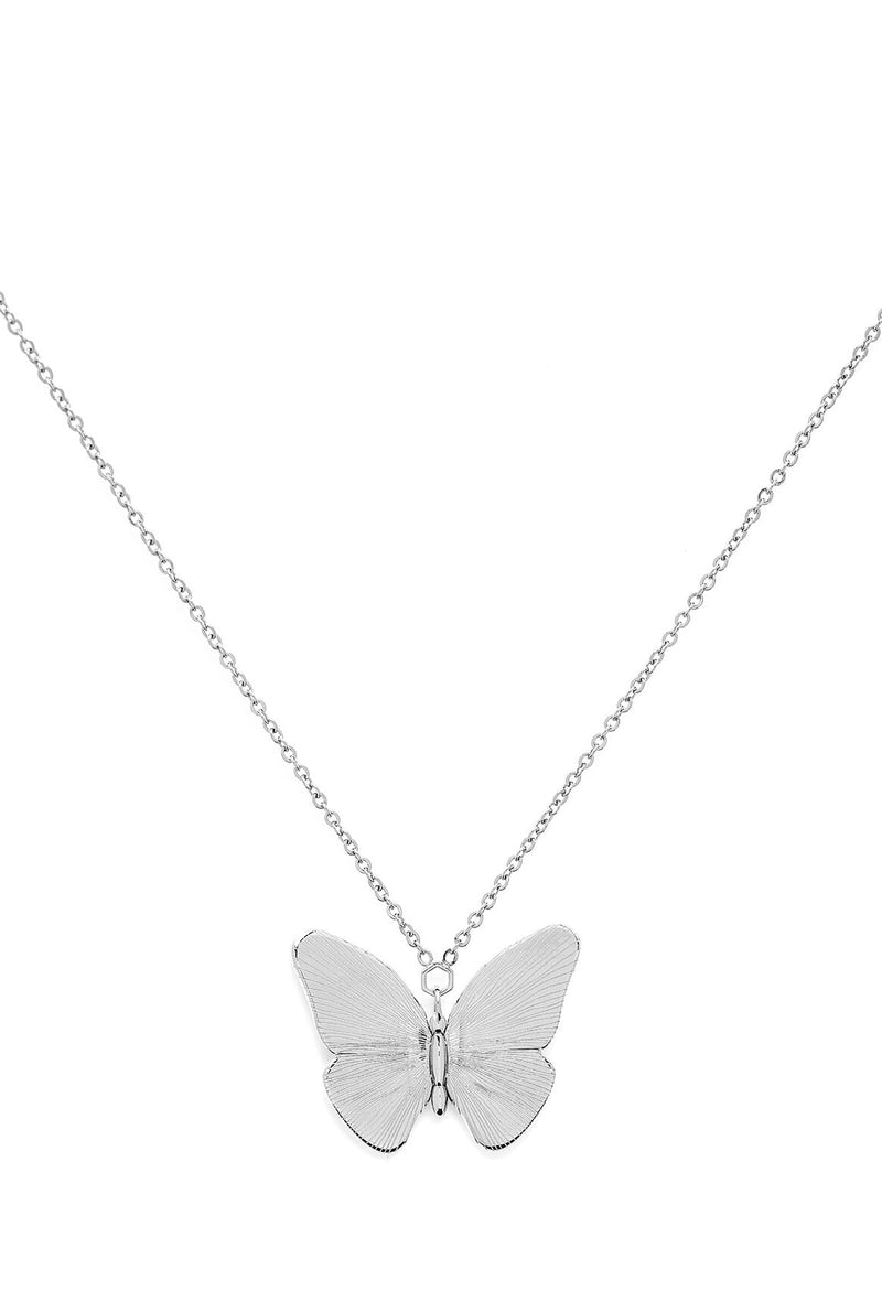 Olivia Burton Butterfly Necklace Stainless Steel *