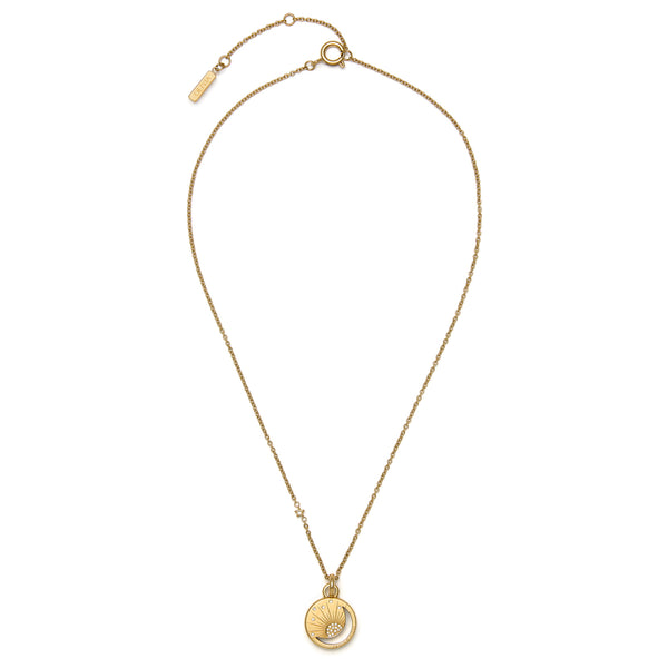 Olivia Burton Celestial Sun Necklace Gold Plated