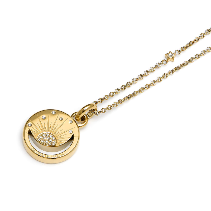 Olivia Burton Celestial Sun Necklace Gold Plated