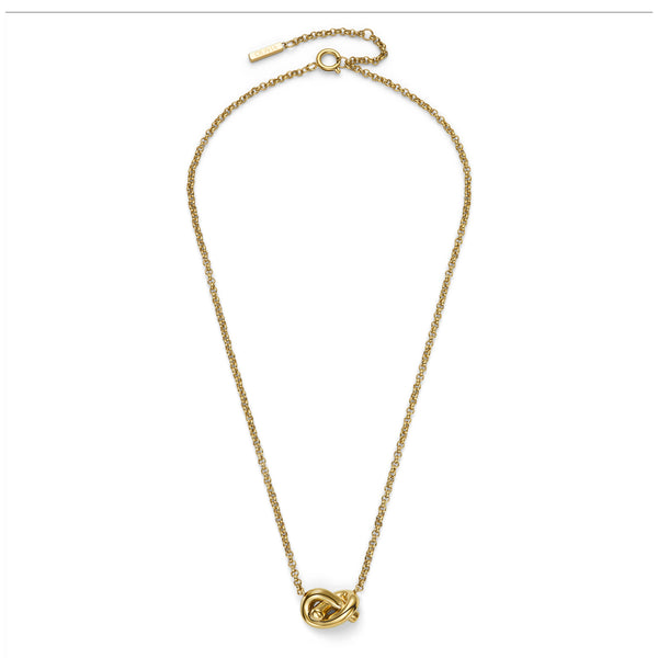 Olivia Burton Love Knot Necklace Gold Plated