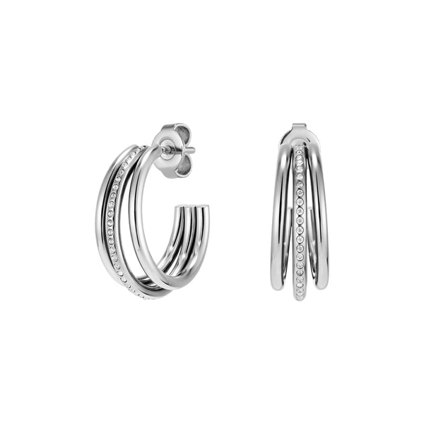 Olivia Burton Classic Everstacked Hoop Earrings Stainless Steel