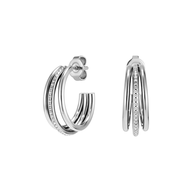 Olivia Burton Classic Everstacked Hoop Earrings Stainless Steel