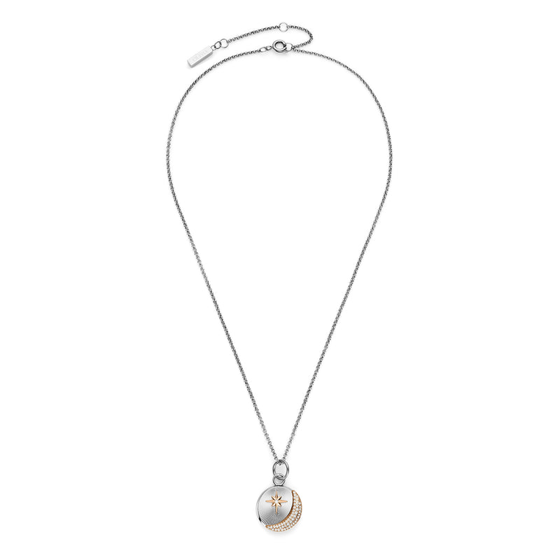 Celestial Moon And Star Necklace 24100468