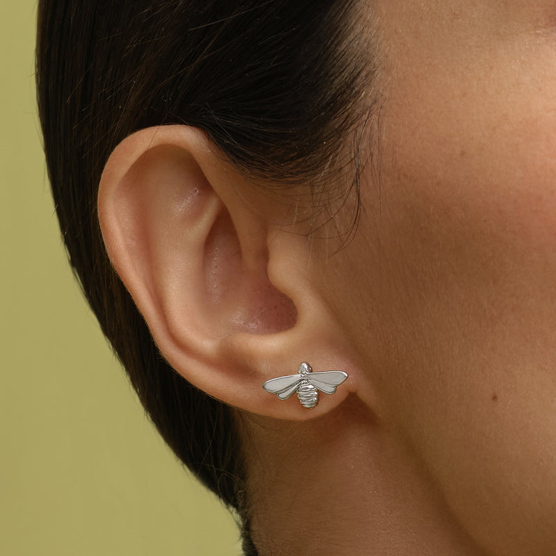 Signature Honey Bee Stud Earrings 24100478