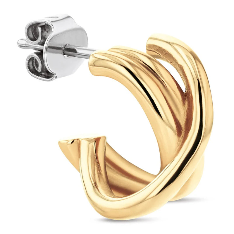 Tommy Hilfiger Gold Plated Nautical Knot Earrings 2780993