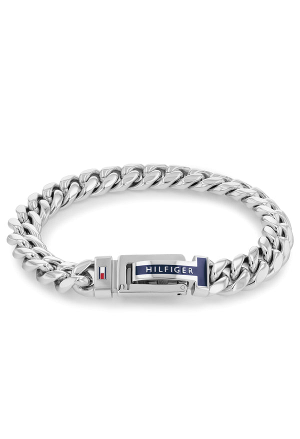 Tommy Hilfiger Men's Adjustable Braided Bracelet Stainless Steel