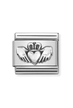 Nomination Composable Classic Link Claddagh in Silver