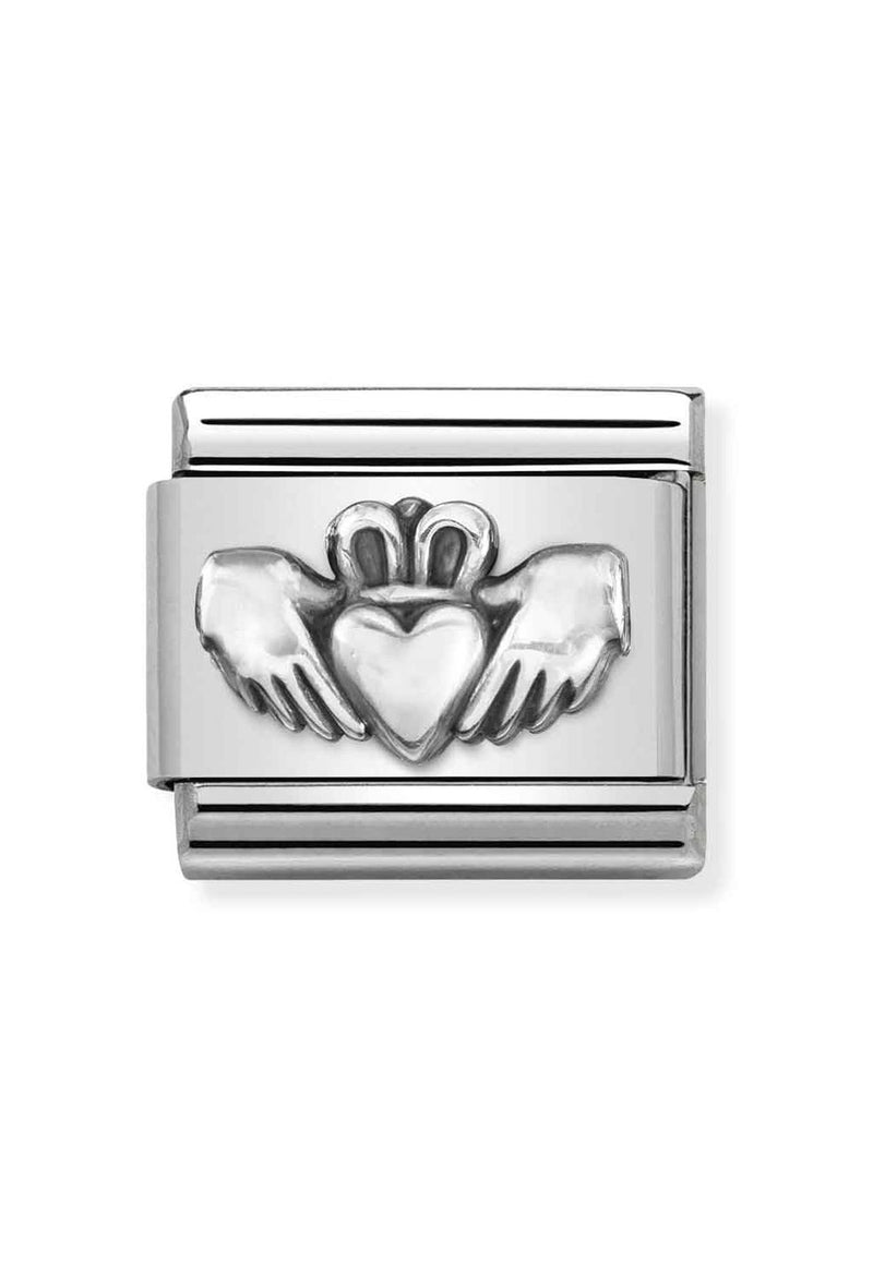 Nomination Composable Classic Link Claddagh in Silver
