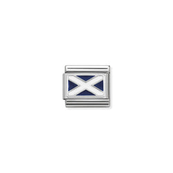 Nomination Composable Classic Link Flags Scotland in Sterling Silver