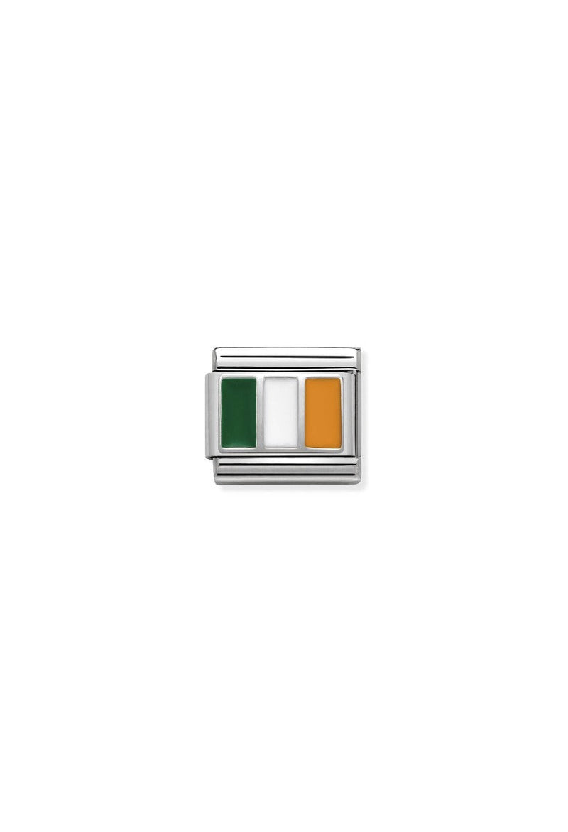 Nomination Composable Classic Link FLAGS IRELAND in Sterling Silver