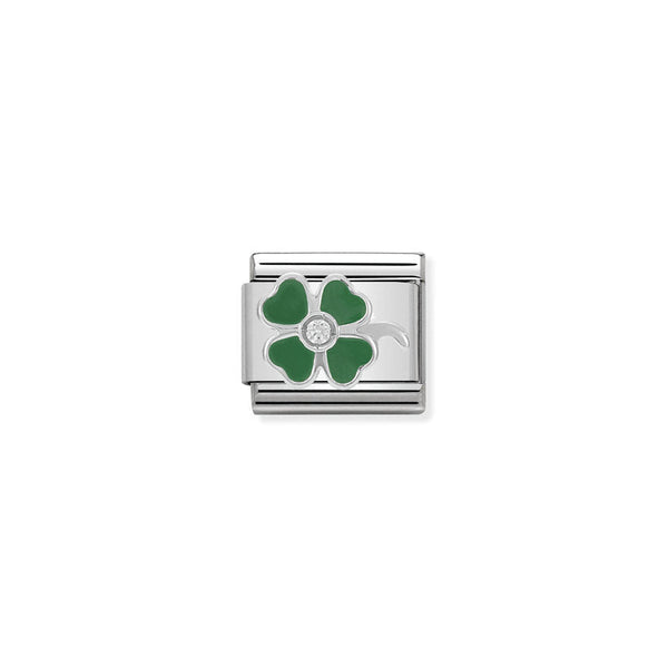 Nomination Composable Classic Link Symbol Green Clover