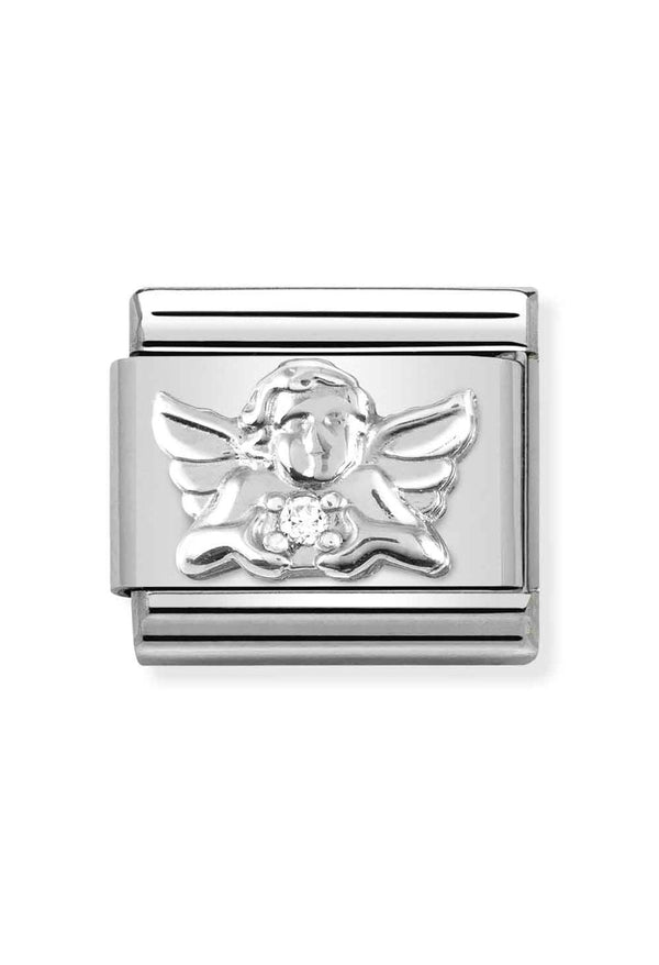 Nomination Composable Classic Link Angel in Silver