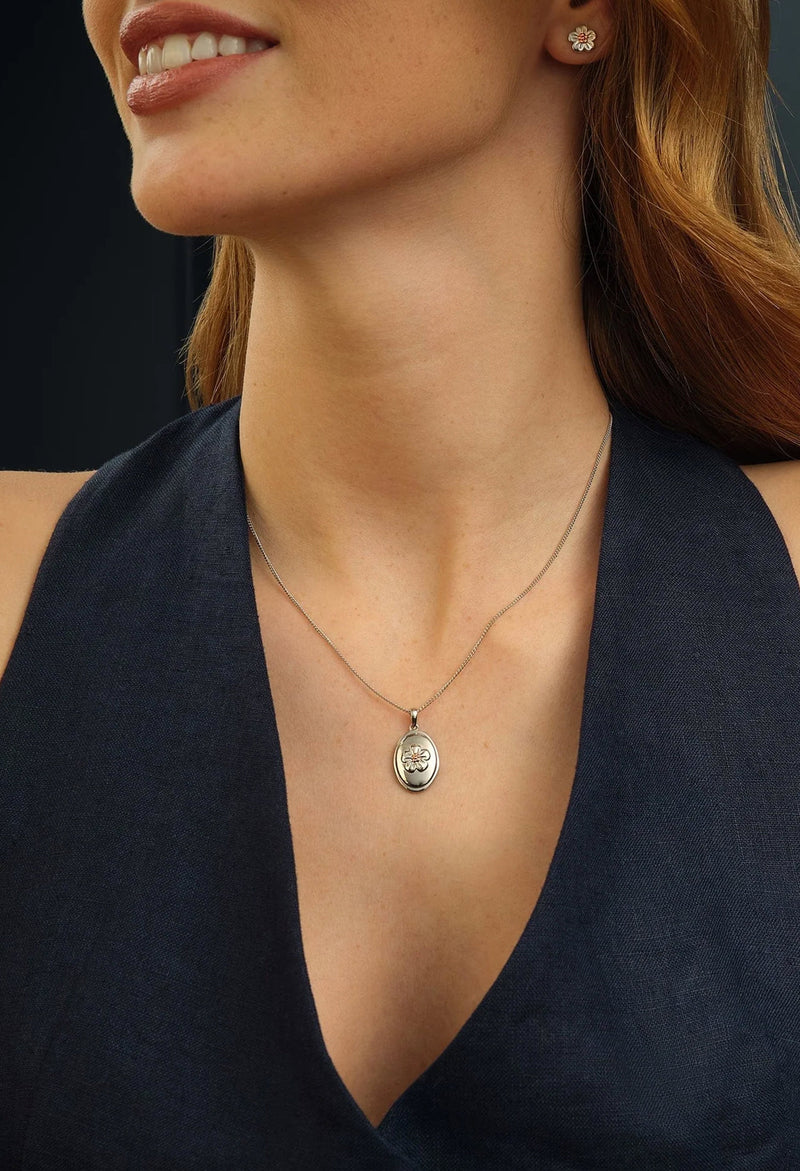 Clogau Natures Wonder Forget Me Knot Pendant in Sterling Silver