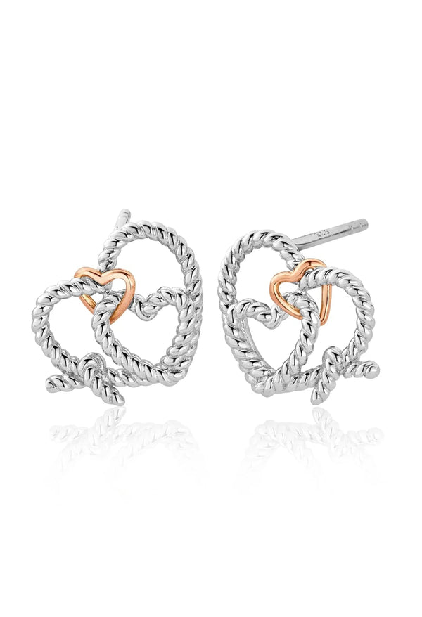 Clogau Bound Forever Earrings in Silver