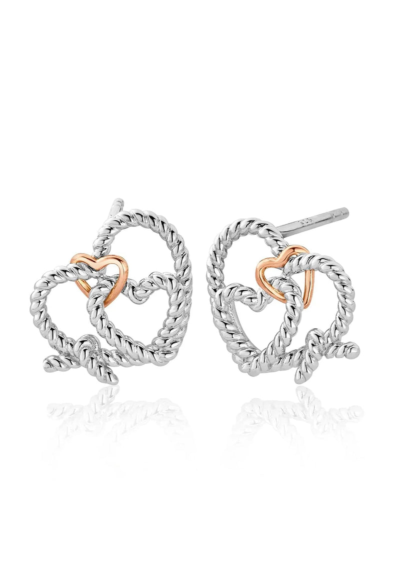 Clogau Bound Forever Earrings in Silver