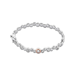 Clogau Celebration White Topaz Bangle in Sterling Silver