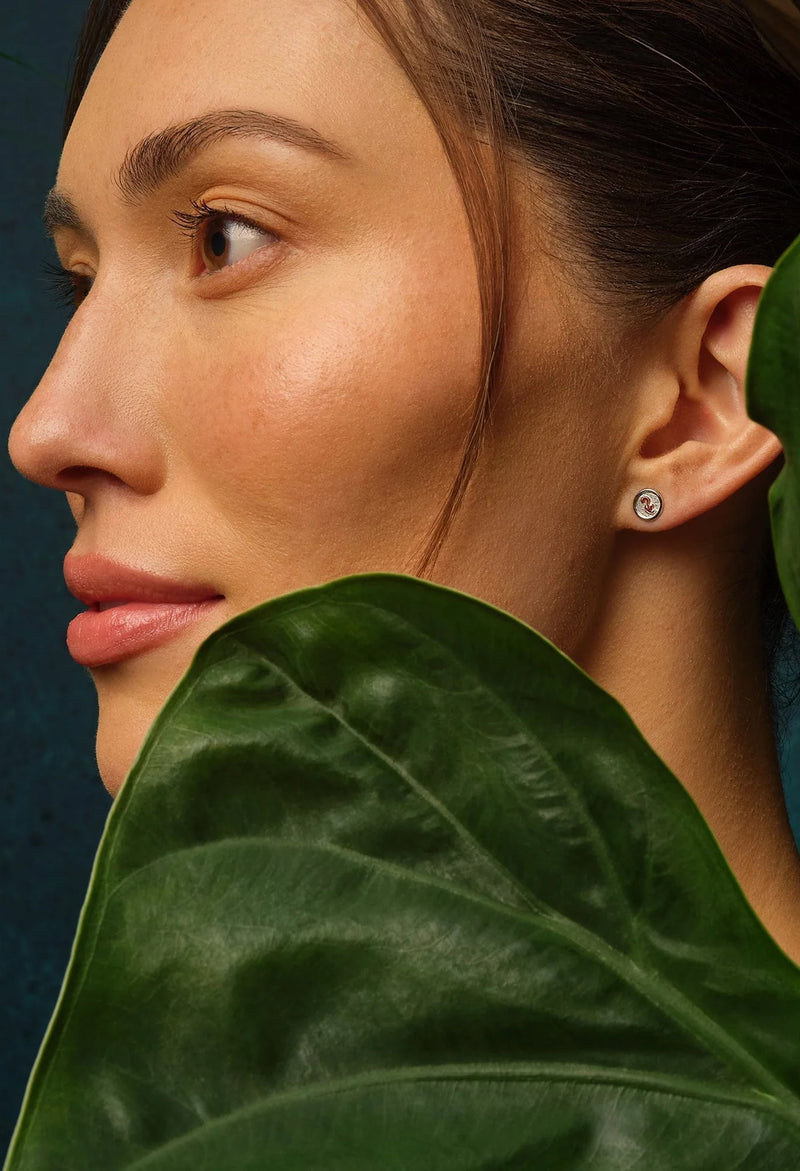 Clogau Insignia Stud Earrings in Sterling Silver