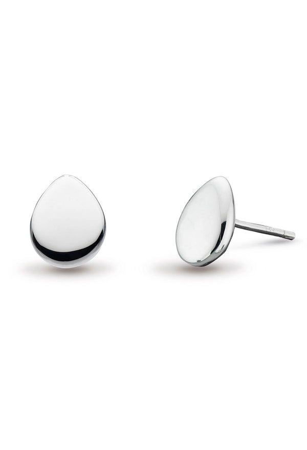 Kit Heath Coast Pebbles Stud Earrings in Silver
