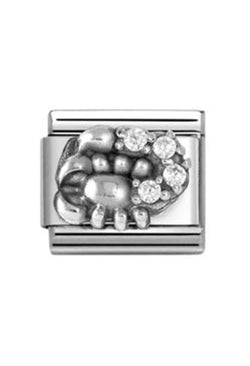 Nomination Composable Classic Zodiac Scorpio Cubic Zirconia and 925 Silver