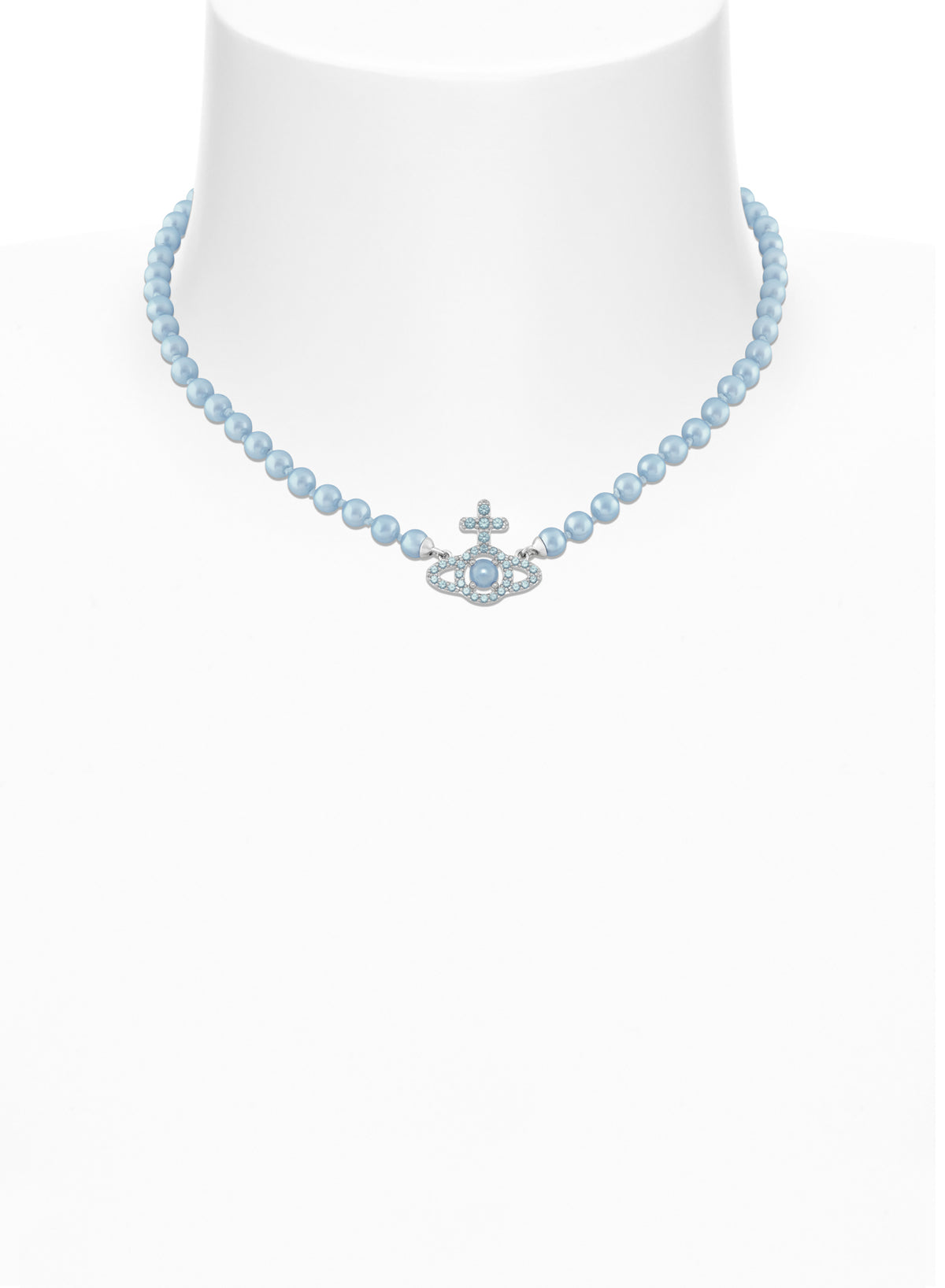Vivienne Westwood
　　　　　　ヴィヴィアンウエストウッド

♡ 6連キーケース
レディース メンズ ユニセックス Vivienne Westwood Olympia Light Blue Pearl Necklace
