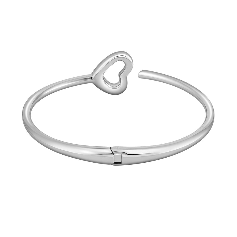 BOSS Ladies Honey Boundless Heart Bangle in Stainless Steel