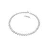 Swarovski Una Angelic Crystal Tennis Necklace Rhodium Plated