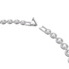 Swarovski Una Angelic Crystal Tennis Necklace Rhodium Plated
