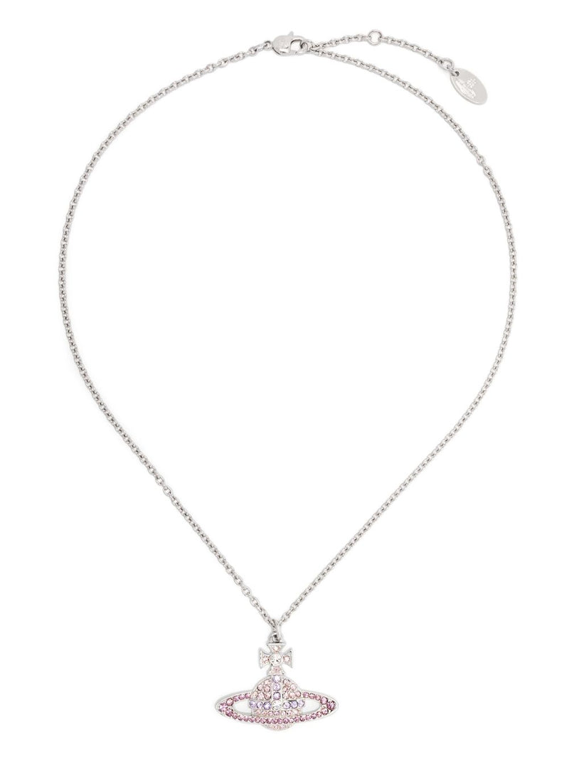 Vivienne Westwood Vintage Rose, Violet, Light Amethyst Kika Pendant Platinum Plated
