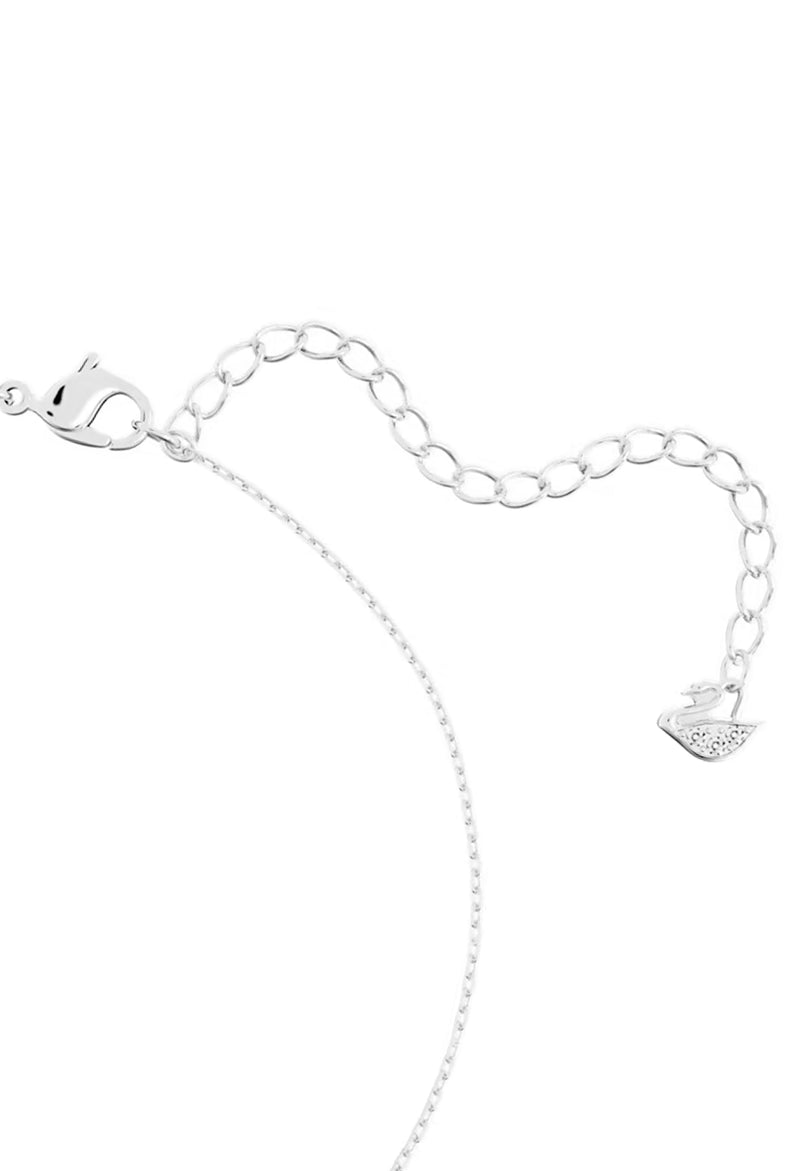 Swarovski Stilla Pendant Round Cut White Rhodium Plated
