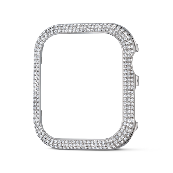 Swarovski 40mm Rhodium Plated Sparkling Apple Watch Case