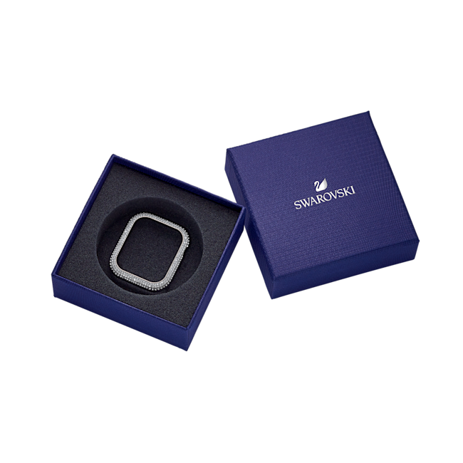 Swarovski 40mm Rhodium Plated Sparkling Apple Watch Case