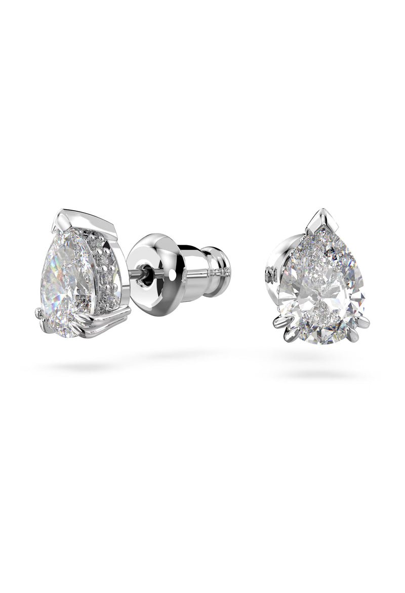 Swarovski Millenia Pear Cut Suds Earrings Rhodium Plated