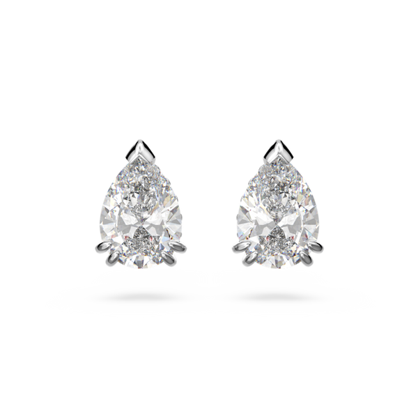 Swarovski Millenia Pear Cut Suds Earrings Rhodium Plated