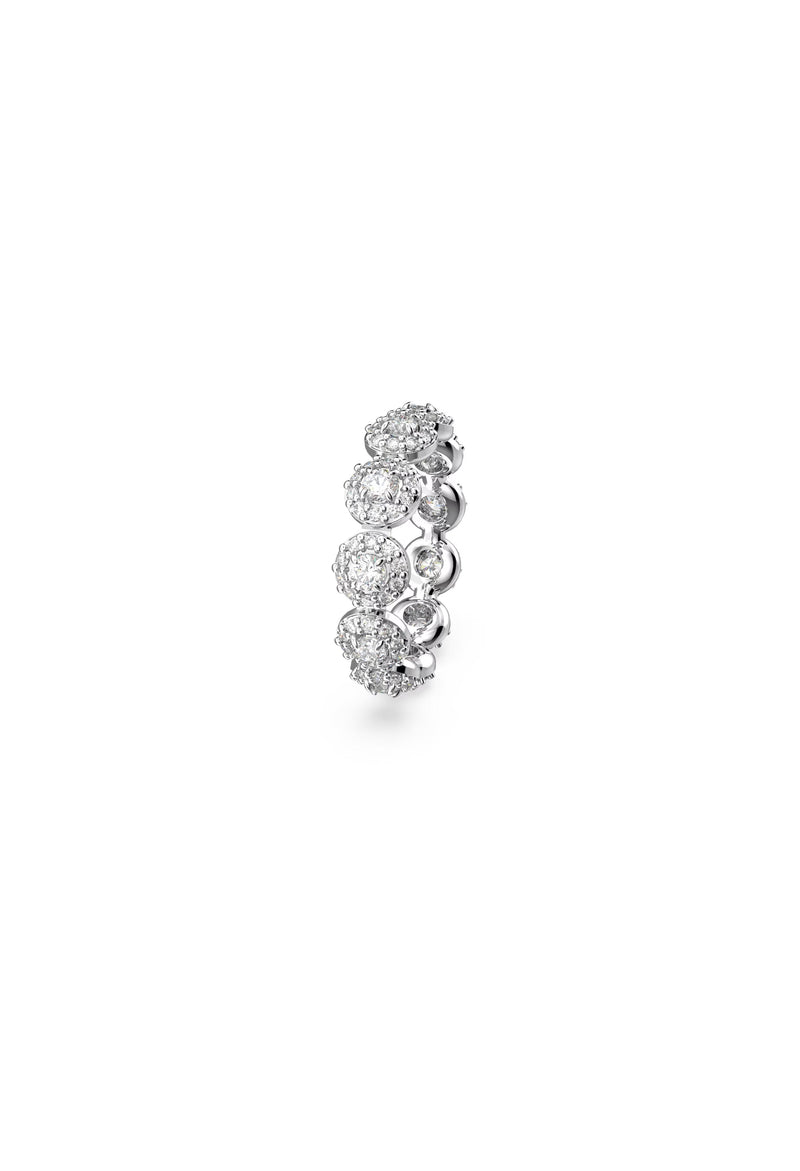 Swarovski Constella Round Cut Pave Ring Rhodium Plated