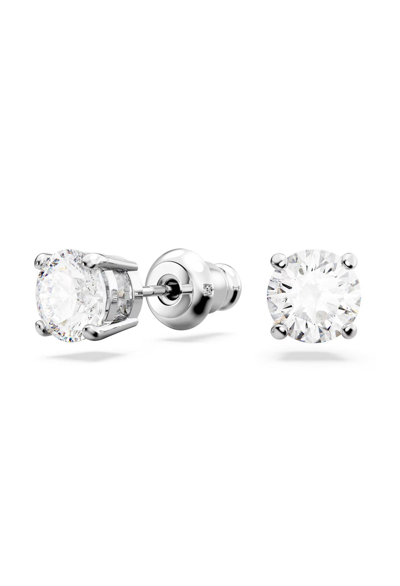 Swarovski Matrix Tennis Necklace & Earring Set, white rhodium-plated jewelry from Swarovski, at OD’s Jewellers in St Helens.