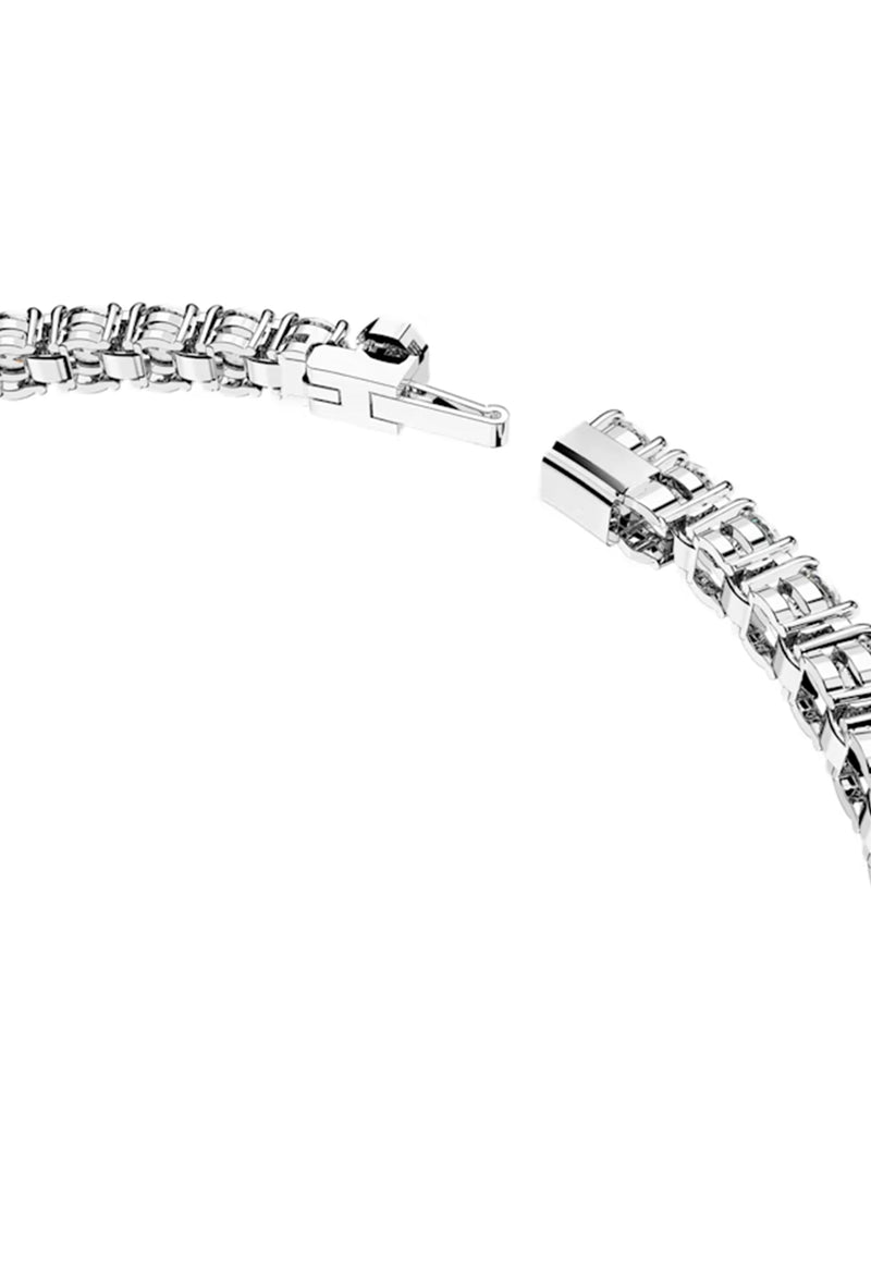 Swarovski Matrix Tennis Rhodium Plated Bracelet