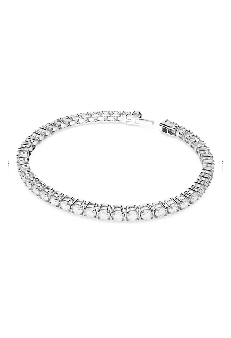 Swarovski Matrix Tennis Rhodium Plated Bracelet